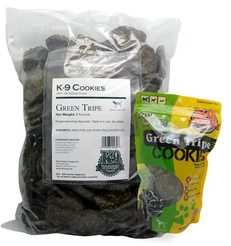 Dried Green Tripe Treats