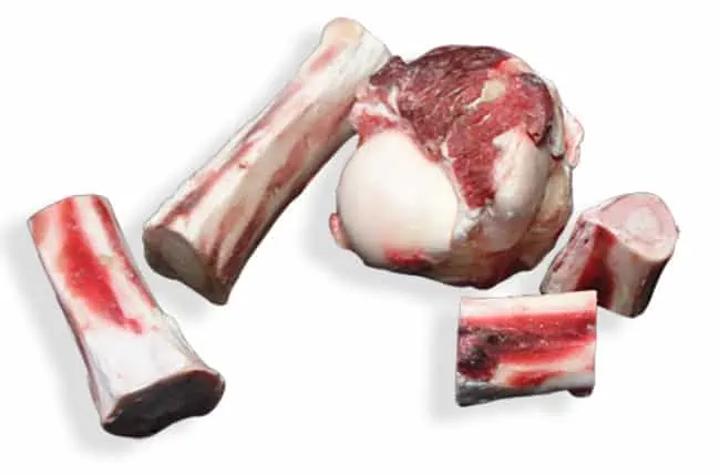 raw meaty beef bones