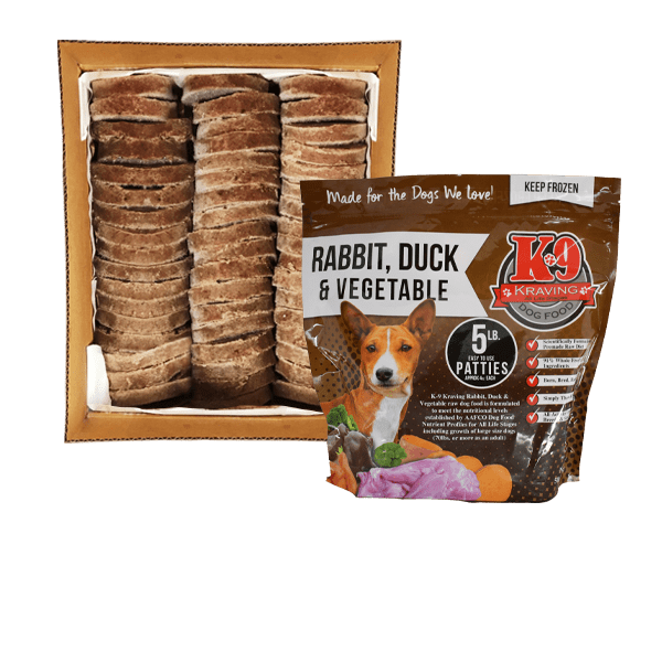 Rabbit Duck and Vegetable Patty Bag