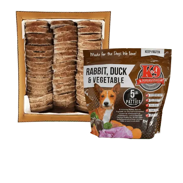 Rabbit Duck and Vegetable Patty Bag
